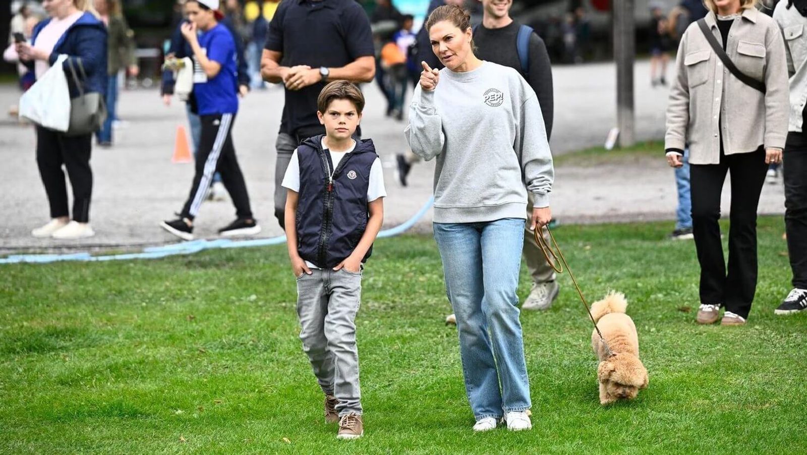 Crown Princess Victoria Champions Children's Health at Sweden's Pep Day